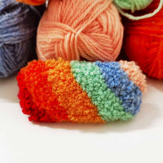 100% handmade Woolen hairpin