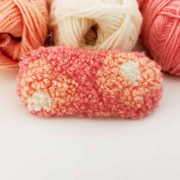 100% handmade Woolen hairpin