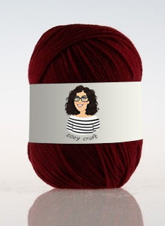 Red series 3ply 100% Acrylic Yarns, 1.75 Oz (50g) 273 yd / 250 m 3ply