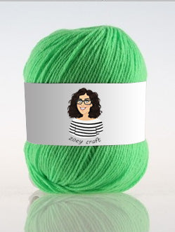 Green series 3ply 100% Acrylic Yarns, 1.75 Oz (50g) 273 yd / 250 m 3ply