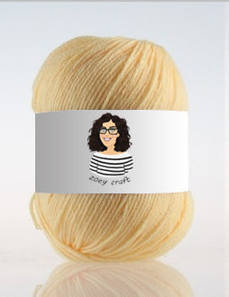 Yellow series 3ply 100% Acrylic Yarns, 1.75 Oz (50g) 273 yd / 250 m 3ply