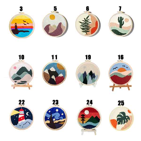 Beautiful Scenery Punch Needle Starter Kits