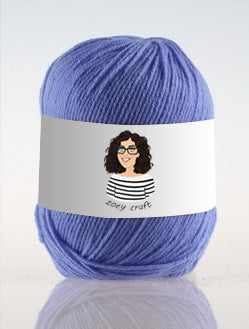 Purple series 3ply 100% Acrylic Yarns, 1.75 Oz (50g) 273 yd / 250 m 3ply