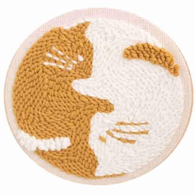 Lovely animals punch needle starter kits