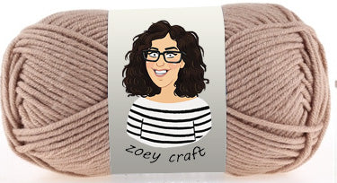 Brown & Khaki 5ply 100% Acrylic Yarns, 1.75 Oz (50g) 115 meters/ 125 yards 5ply
