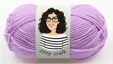 Purple & violet series 5ply 100% Acrylic Yarns, 1.75 Oz (50g) 115 meters/ 125 yards 5ply