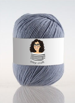 Gray series 3ply 100% Acrylic Yarns, 1.75 Oz (50g) 273 yd / 250 m 3ply