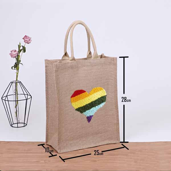 Burlap tote bag *Made to Order* Custom Picture- Personalized Gift