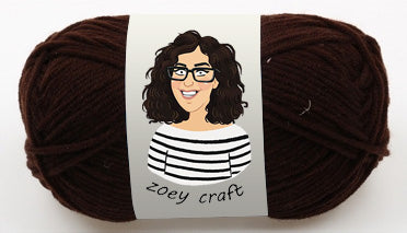 Brown & Khaki 5ply 100% Acrylic Yarns, 1.75 Oz (50g) 115 meters/ 125 yards 5ply