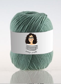 Green series 3ply 100% Acrylic Yarns, 1.75 Oz (50g) 273 yd / 250 m 3ply