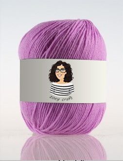 Pink series 3ply 100% Acrylic Yarns, 1.75 Oz (50g) 273 yd / 250 m 3ply