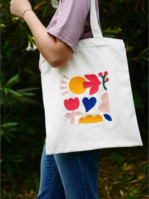 DIY Canvas tote bag perfect world