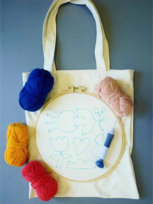 DIY Canvas tote bag perfect world