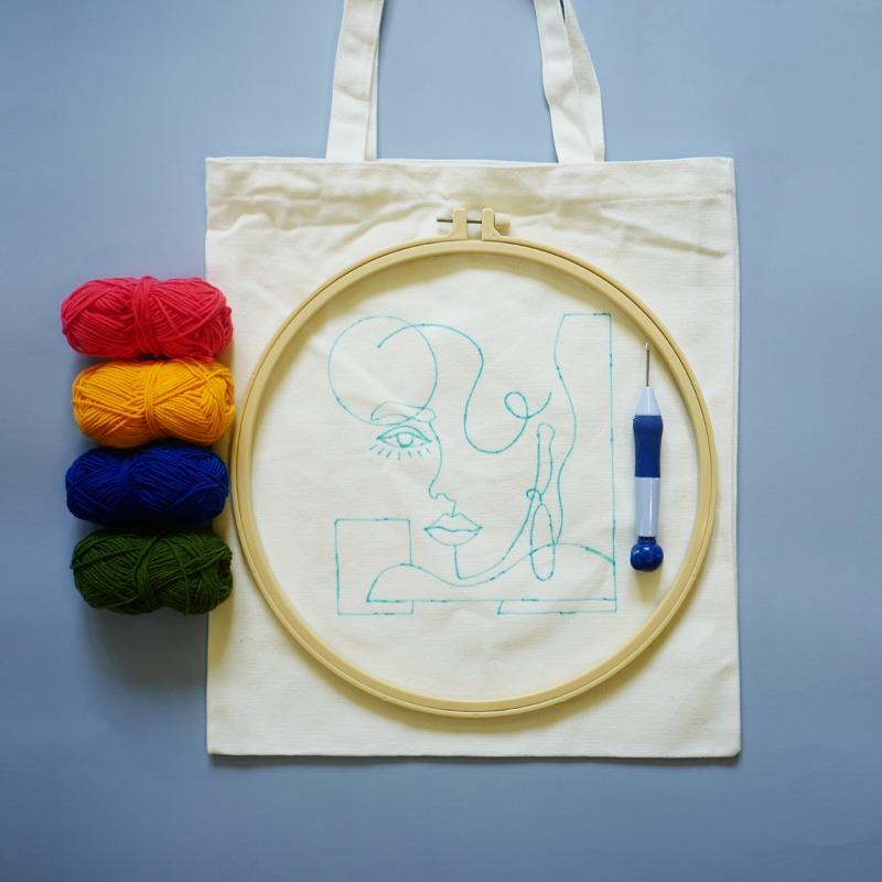 DIY Canvas tote bag perfect world