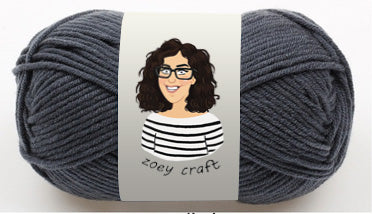 Gray series 5ply 100% Acrylic Yarns, 1.75 Oz (50g) 115 meters/ 125 yards 5ply