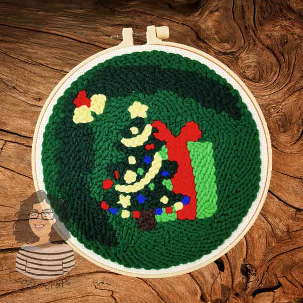 Christmas punch needle starter kits