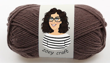 Brown & Khaki 5ply 100% Acrylic Yarns, 1.75 Oz (50g) 115 meters/ 125 yards 5ply