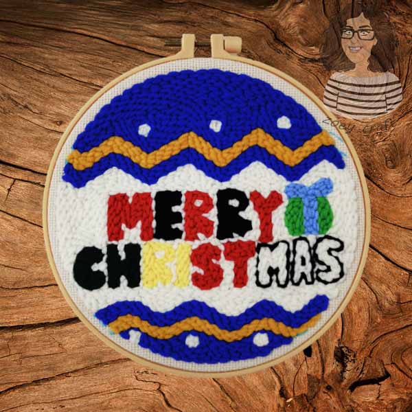 Christmas punch needle starter kits