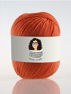 Yellow series 3ply 100% Acrylic Yarns, 1.75 Oz (50g) 273 yd / 250 m 3ply