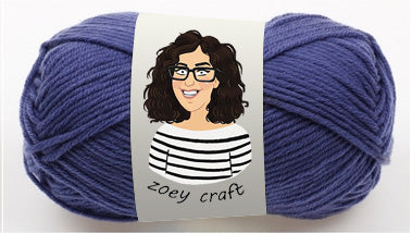 Blues series 5ply 100% Acrylic Yarns, 1.75 Oz (50g) 115 meters/ 125 yards 5ply