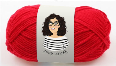 Red series 5ply 100% Acrylic Yarns, 1.75 Oz (50g) 115 meters/ 125 yards 5ply