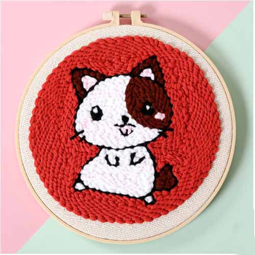 Chinese zodiac punch needle starter kits