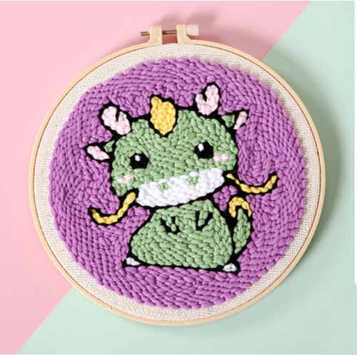 Chinese zodiac punch needle starter kits