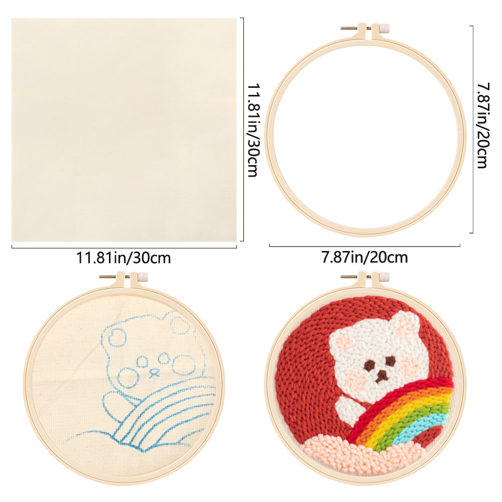 Cartoon Characters Punch Needle Starter Kits