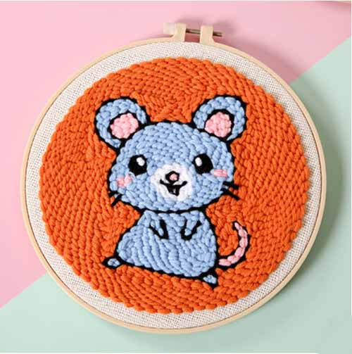 Chinese zodiac punch needle starter kits