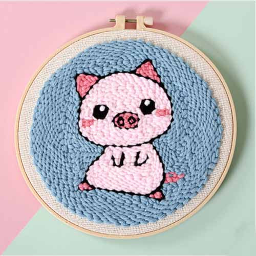 Chinese zodiac punch needle starter kits