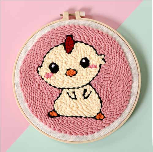 Chinese zodiac punch needle starter kits