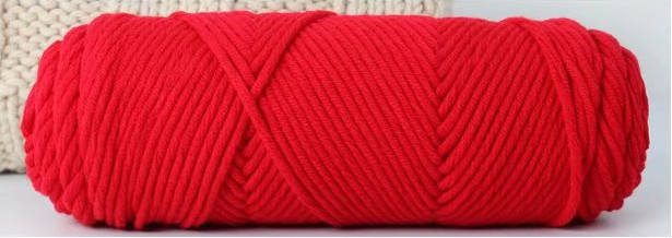 Red series 8 Ply 100% Acrylic Yarns,3.5 oz/100 gm,120 yd/110 m, 8 PLY