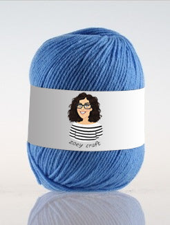 Blue series 3ply 100% Acrylic Yarns, 1.75 Oz (50g) 273 yd / 250 m 3ply