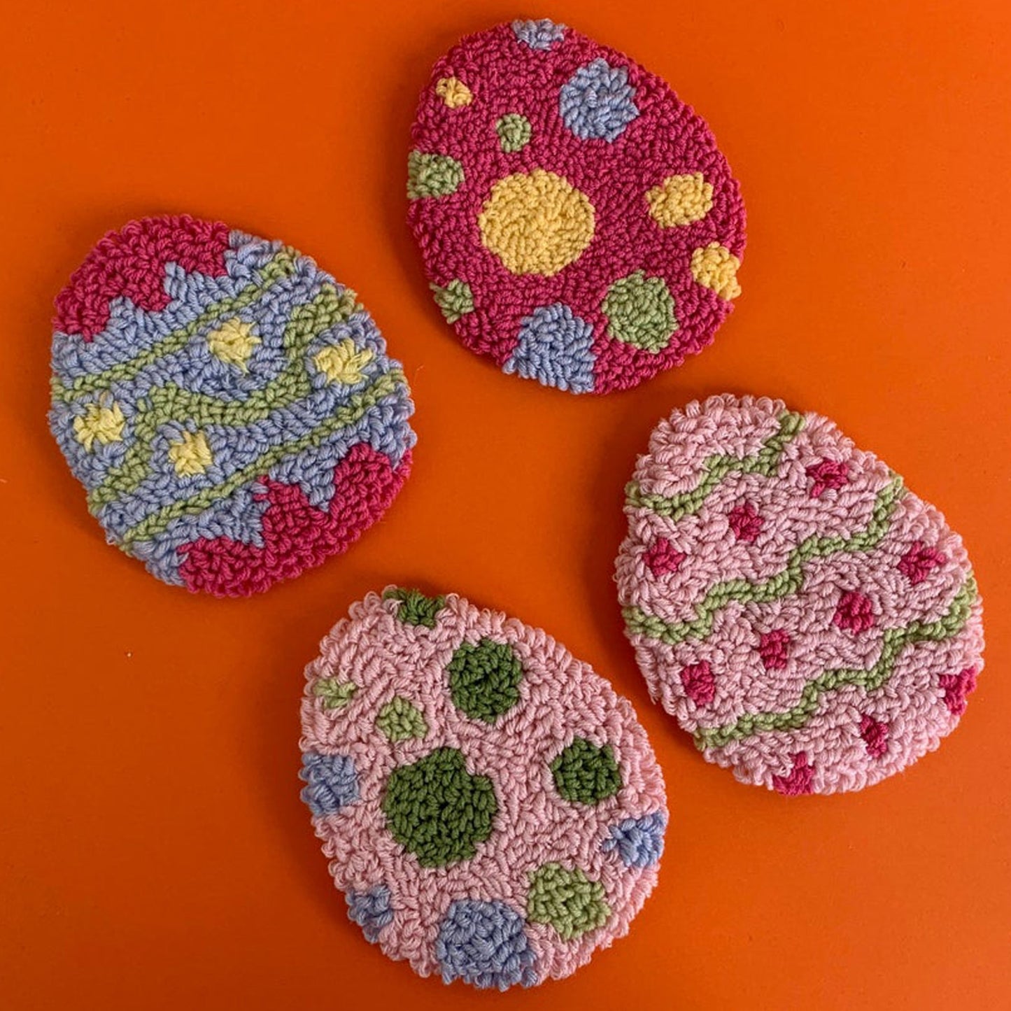 Easter Eggs Coaster 4 pic in 1 Set