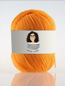 Yellow series 3ply 100% Acrylic Yarns, 1.75 Oz (50g) 273 yd / 250 m 3ply