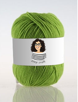 Green series 3ply 100% Acrylic Yarns, 1.75 Oz (50g) 273 yd / 250 m 3ply