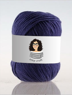 Blue series 3ply 100% Acrylic Yarns, 1.75 Oz (50g) 273 yd / 250 m 3ply