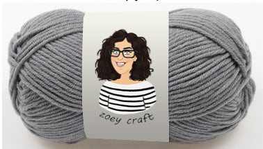 Gray series 5ply 100% Acrylic Yarns, 1.75 Oz (50g) 115 meters/ 125 yards 5ply
