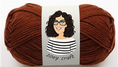 Brown & Khaki 5ply 100% Acrylic Yarns, 1.75 Oz (50g) 115 meters/ 125 yards 5ply