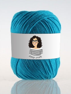 Blue series 3ply 100% Acrylic Yarns, 1.75 Oz (50g) 273 yd / 250 m 3ply