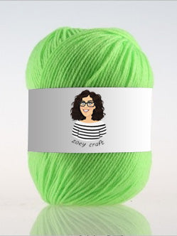 Green series 3ply 100% Acrylic Yarns, 1.75 Oz (50g) 273 yd / 250 m 3ply