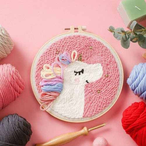 Cartoon Characters Punch Needle Starter Kits