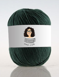 Green series 3ply 100% Acrylic Yarns, 1.75 Oz (50g) 273 yd / 250 m 3ply