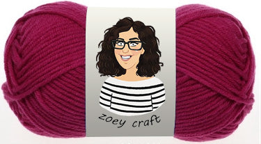 Purple & violet series 5ply 100% Acrylic Yarns, 1.75 Oz (50g) 115 meters/ 125 yards 5ply