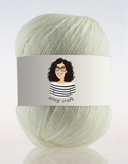 White series 3ply 100% Acrylic Yarns, 1.75 Oz (50g) 273 yd / 250 m 3ply