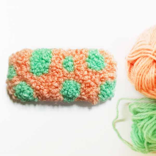 100% handmade Woolen hairpin