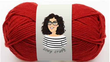 Red series 5ply 100% Acrylic Yarns, 1.75 Oz (50g) 115 meters/ 125 yards 5ply