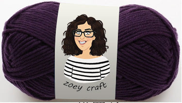Purple & violet series 5ply 100% Acrylic Yarns, 1.75 Oz (50g) 115 meters/ 125 yards 5ply