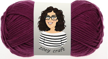 Purple & violet series 5ply 100% Acrylic Yarns, 1.75 Oz (50g) 115 meters/ 125 yards 5ply