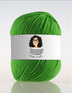 Green series 3ply 100% Acrylic Yarns, 1.75 Oz (50g) 273 yd / 250 m 3ply